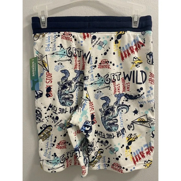 KIDS SHORTS SIZE 10 BOYS GIRLS RAD SAYINGS COOL GRAPHICS - Picture 7 of 8